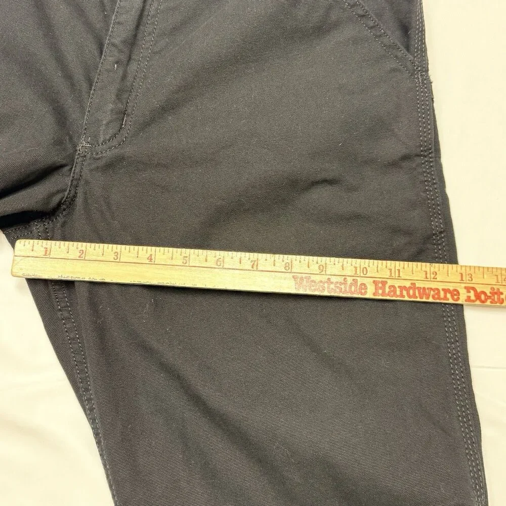 Men’s Carhartt BN2291 Black Jeans 33X31 100% Cotton Made In USA Straight Leg